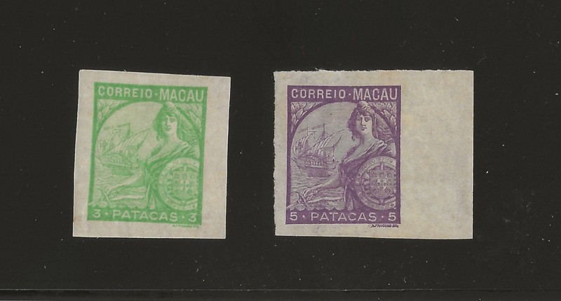 China - Macau - Portugal - 1934 #287-288 - LH - Proofs - Hing Values -