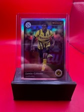 2025 Topps Merlin UCL Jamie Gittens Chrome Refractor Borussia Dortmund Mint
