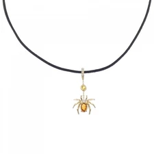 Authentic CHAUMET Spider Color Stone Necklace  #260-008-005-5945