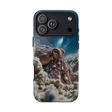 For iPhone / Galaxy / Pixel   Octopus Realistic Sand Rock Phone Case