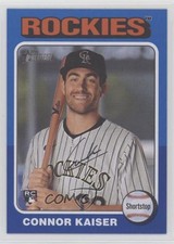 2024 Topps Heritage High Number Dark Blue Border Connor Kaiser #700 09br