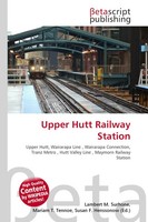 Lambert M. Surhone (U. A.) | Upper Hutt Railway Station | Taschenbuch | Englisch