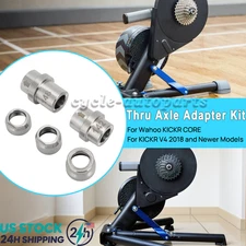 For Wahoo KICKR CORE&V4 Thru Axle Adapter Kit W/ 142&148 Non Drive Side Adapter