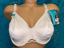 NWT Vanity Fair 76070 Light Beige Full Figure Back Smoothing Smoother UW Bra 42C