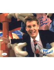 Marc Summers signed 8x10 Photo Nickelodeon Double Dare JSA Authentication