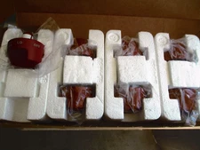 WOLF STOVE,RANGE,KNOBS RED LOT OF 7 NEW