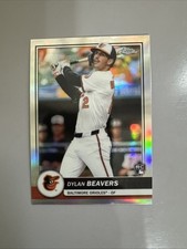 2026 Topps Flagship Collection Dylan Beavers RC Chrome Refractor #2 Baltimore