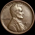 Higher Grade 1918-S 1C Lincoln Wheat Cent XF/AU