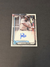 2024 Bowman Chrome - Prospect Autographs Janero Miller #CPA-JM (AU, RC)