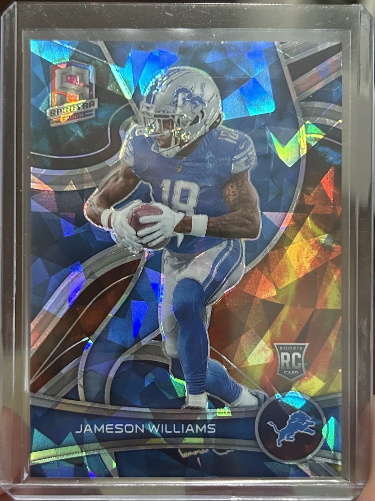 2022 Panini Spectra Jameson Williams #150 Rookie Astral /40 (RC) LIONS