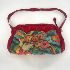 Vtg Isabella Fiore Baby Love Messenger Bag Re...