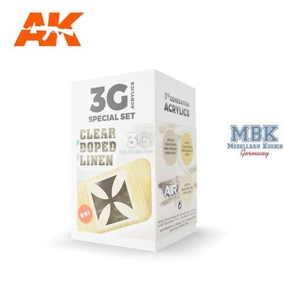 AK Interactive S.L. AK-11712 CLEAR DOPED LINEN (3rd Generation)