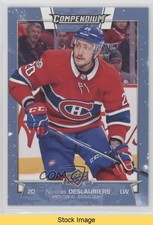 2017-18 Upper Deck Compendium Blue Nicolas Deslauriers #718 READ 1hh