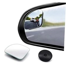 2pcs Fan Shaped Blind Spot Mirror, 360 Degree Adjustabe HD 1.97in Fan shaped 