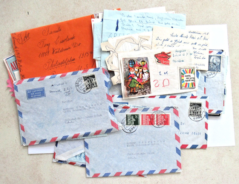 Lot Late 1960s Foreign German Correspondence Letters