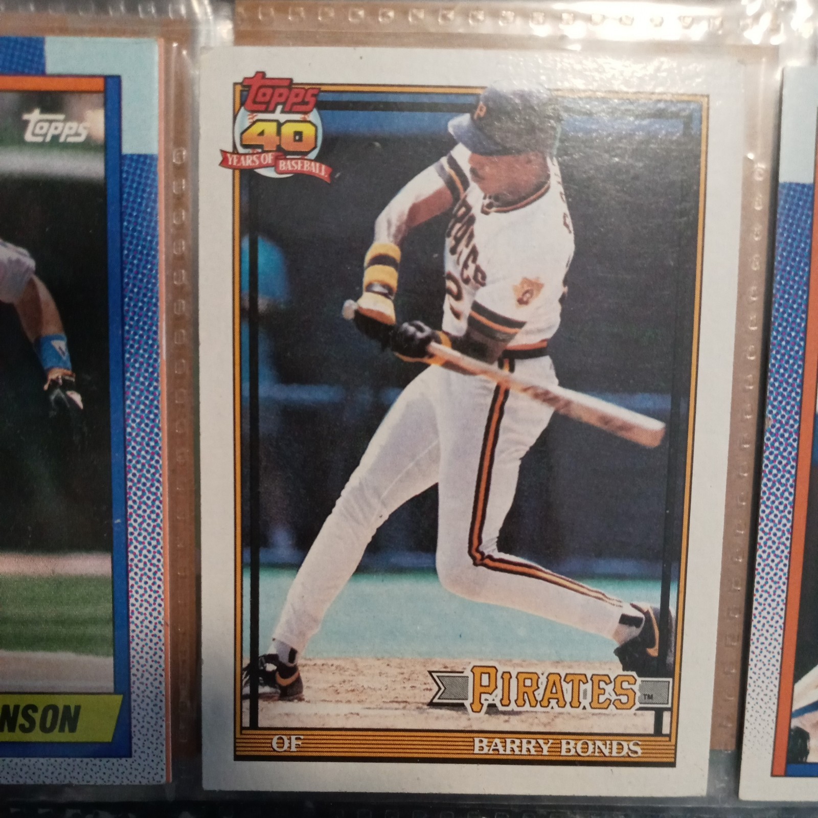 1991 Topps Desert Shield Baseball Card #570 Barry Bonds NM-MT