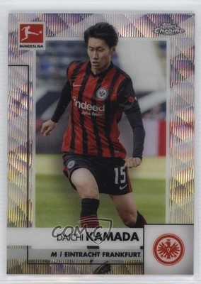 2020 Chrome Bundesliga Silver Wave Refractor 144/250 Daichi Kamada Rookie RC n0c