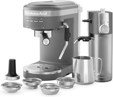 New KitchenAid Semi-Automatic Espresso Machine With Free Automatic Milk Frother