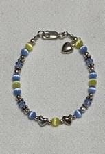 Handcrafted Sterling Silver Baby /Child Bracelet