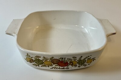 Rare Vintage Corning Ware L'Echalote A 8 B Spice of Life A-1 One Quart w/out lid
