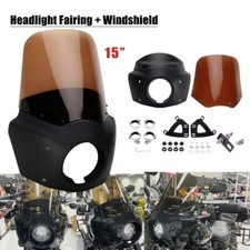Carenado del faro delantero parabrisas para Harley FXST FXLR FXBB/S 2018+