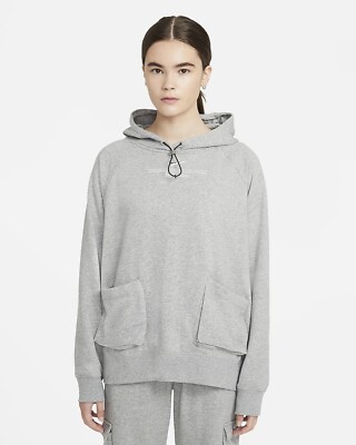NIKE French Terry Damen Hoodie Sweater Swoosh XS S NEU BNWT
