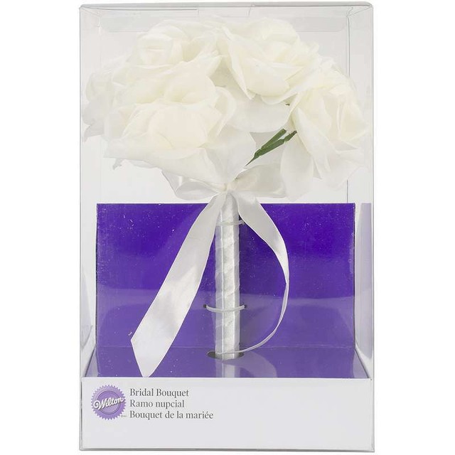 Wilton Wedding Bridal Bouquet 8" " White for sale online eBay