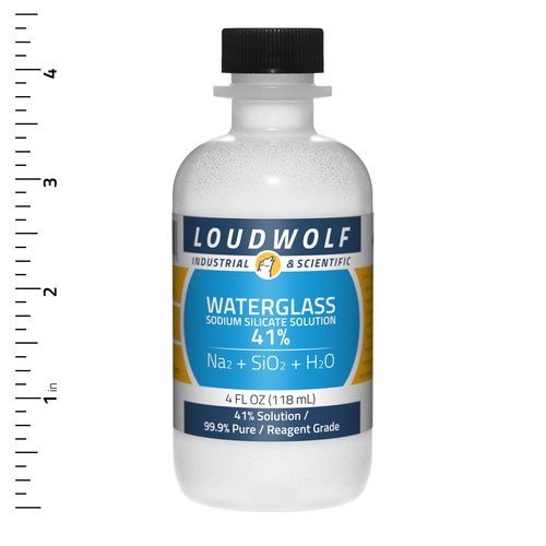 Sodium Silicate 4 Oz Reagent Grade 41% Solution USA SELLER