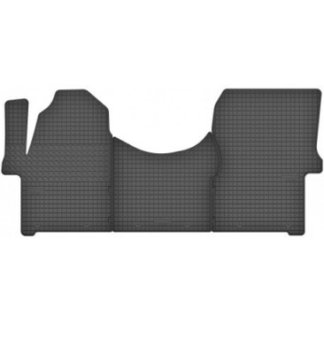 Gummimatten für VW Crafter I Bj. 2006 - 2016 schwarz Fahrer-und Beifahrermatte M