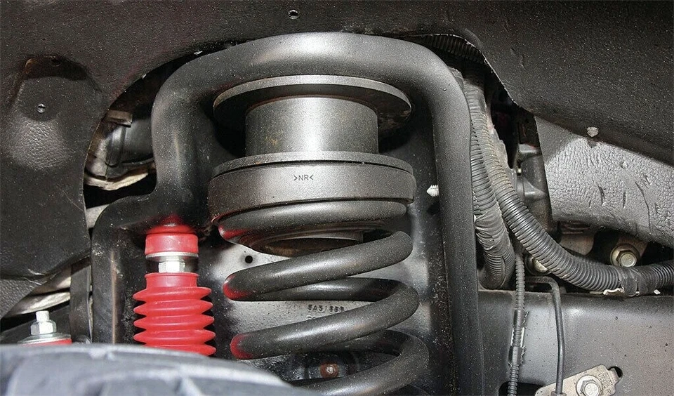 F250 F350 2005-2007 eje de 3,5" 4x4 con kit de elevación auxiliar delantero de 3" trasero de 2,5" Foto 3 de 4