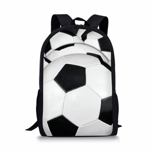 football print backpack