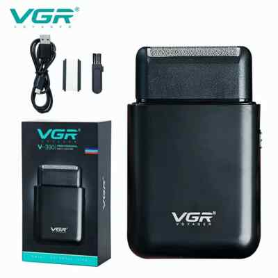 VGR Electric Shaver Professional Beard Trimmer Razor Portable Mini Shaver V-390