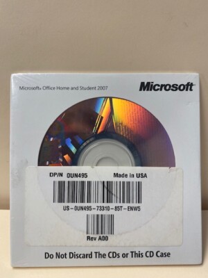 Microsoft Office 2007 Home and Student_Full Version