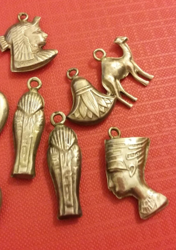 Vintage Silver Charms various 800 silver 1970s - Picture 3 of 9
