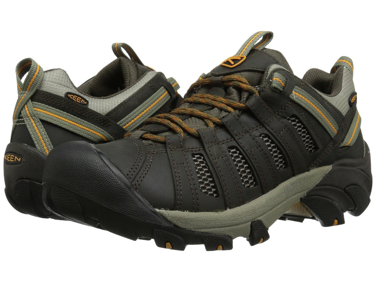 keen voyageur black olive inca gold
