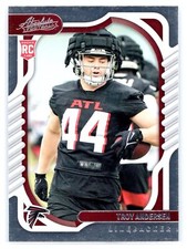 2022 Panini Absolute Football #196 Troy Andersen RC Green Rookie Atlanta Falcons