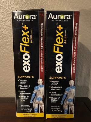 LOT 2 Exo Flex + Vitamin C, 10 fl oz (300 ml) 20 FL OZ Total EXP 2/25