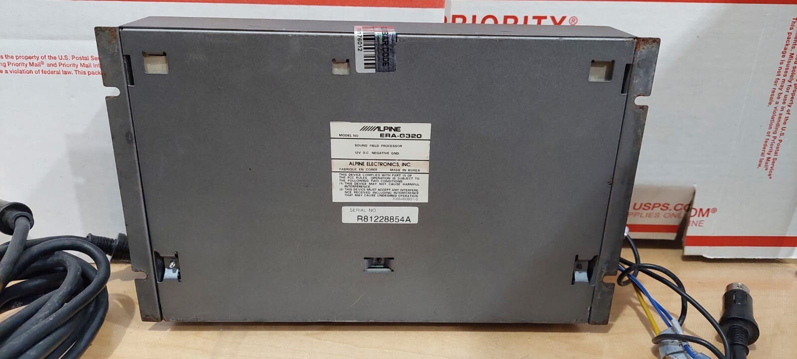 Alpine ERAG320 DSP Digital Sound Processor Equalizer Fully tested