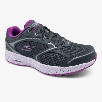 Skechers Go Run Consistent Dynamic Energy Charcoal Purple