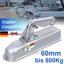 Kugelkupplung 60mm Vierkant Zugmaul Klaue Kupplung PKW Anhänger Zugkugelkupplung