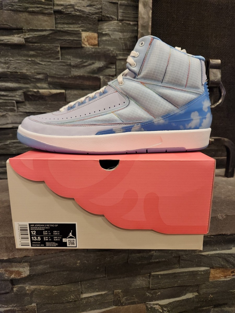 Nike Jordan 2 J Balvin Clouds Size 12 DEADSTOCK | eBay