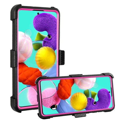For Samsung A51 Case Hybrid Outdoor Cover Swivel Belt Clip Screen Protector - Picture 25 of 30