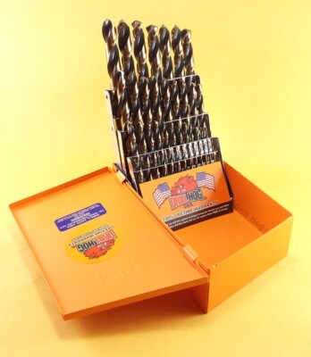 Drill Hog  29 Pc Drill Bit Set Index HI-Molybdenum M7+ Orange Lifetime Warranty 