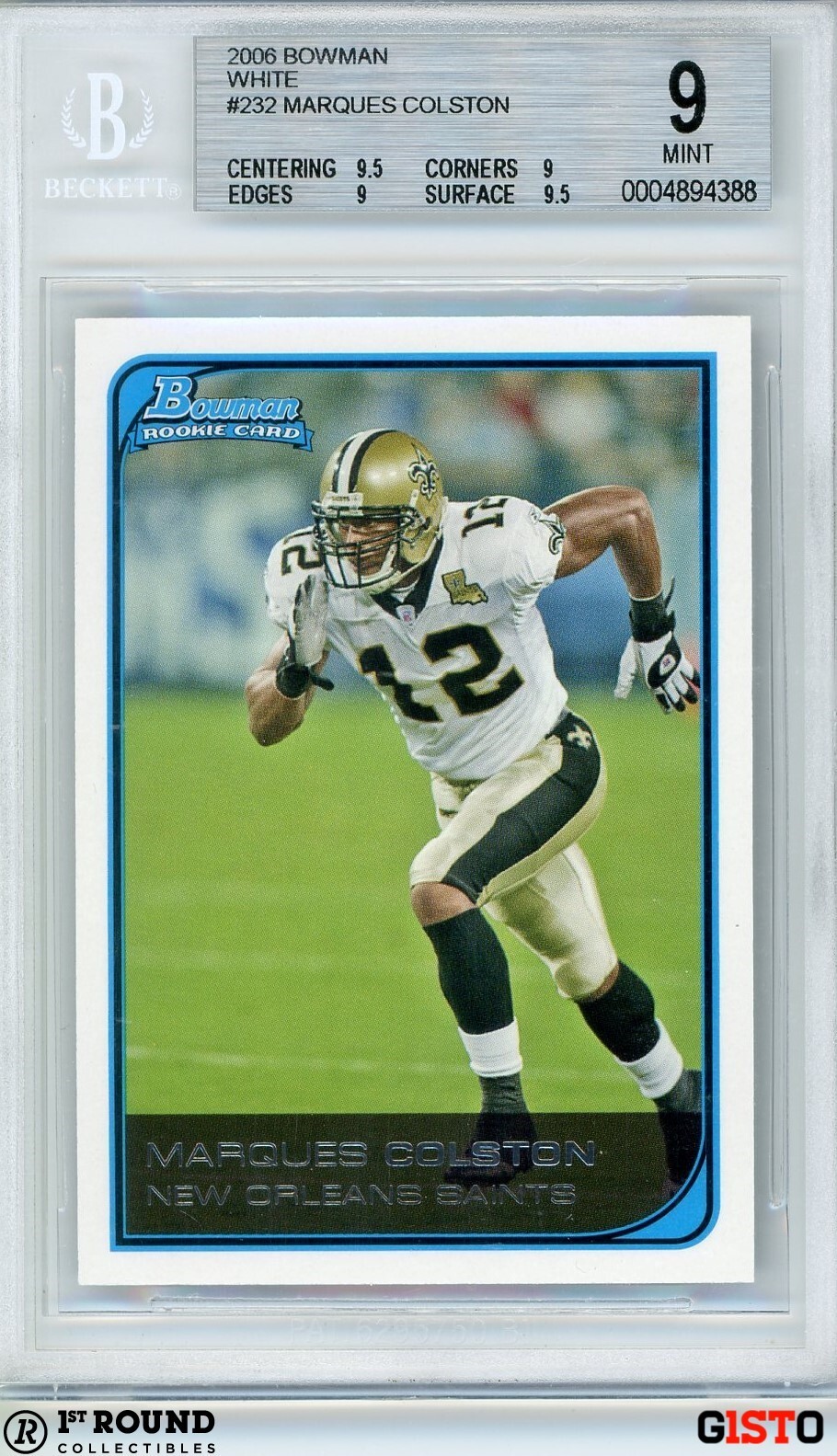 Marques Colston Bowman #232 White