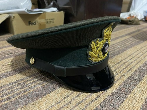 Brand New WW1 German Navy Officer Field Cap Reproduction Peaked Hat - Picture 8 of 10
