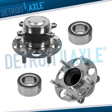 Rear Wheel Bearing & Hubs + Front Wheel Bearings for 2013 - 2017 2018 Acura ILX