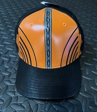 Bioworld Chainsaw Man Mens Hat Pochita Faux Leather Snapback Adjustable OSFM New