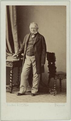 Louis Adolphe Thiers (1797-1877) French politician. By Disderi, Paris. c 1860.