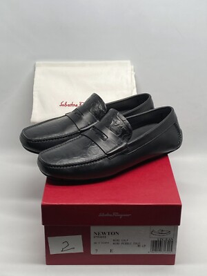 Salvatore Ferragamo Newton Leather Moccasins Loafers size 7  display picture 1