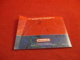 Mario Tennis Nintendo Virtual Boy Instruction Manual Booklet ONLY